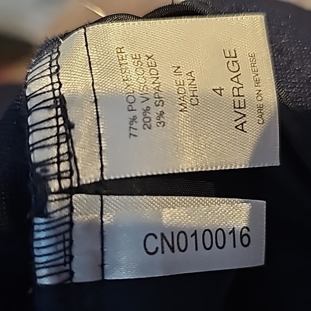 3/$25 New York & Company Size 4 Blue Dress Pants 7th Avenue Suiting - Picture 4 of 4